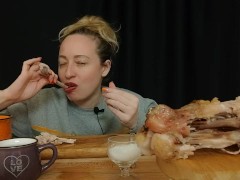 СОБЛАЗНЮ И РАССЛАБЛЮ: индейка | asmr | mukbang | 먹방 - Screenshot 7 of 16 - Real Sound