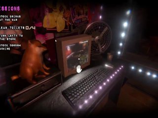 Fap Nights At Frenni's Night Club [ Hentai Game PornPlay ] Ep.14 Femdom Chair Sex with theBear Mask