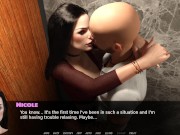 Preview 3 of Exciting Games: Wife Sucks Her Husband Off And Go Her Face Covered With Cum In The Toilet Ep. 8
