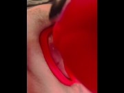 Preview 3 of Rose clit sucking toy close up part 1🌹