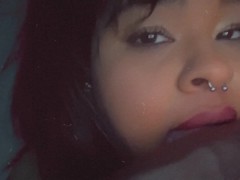 POV sucking dick