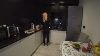 Real👌Step Mom Fucks Step Son Before Lunch👉Anal