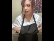 Preview 2 of TEEN BUTCHER GETTING CAUGHT BY CUSTOMER