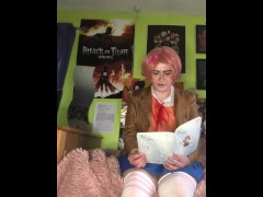 Sayori reads you Doki Doki poems to help you relax after you finish