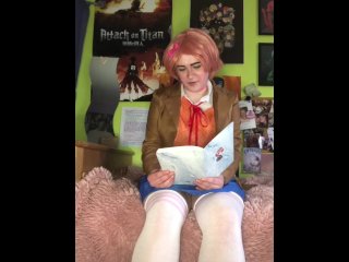 Sayori reads you Doki Doki poems to help you relax after you finish