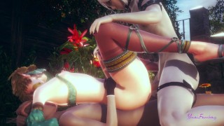 Zelda Yaoi Femboy Link Double Penetration Threesome With POV