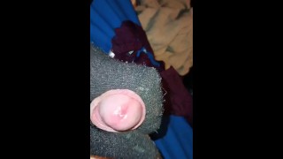 Masterbaiting and cumming on my homegirls panties lol