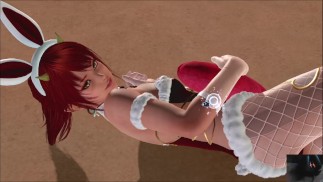 Dead or Alive Xtreme Venus Vacation Kanna Valentine's Day Heart Cushion Pose Fanservice Appreciation