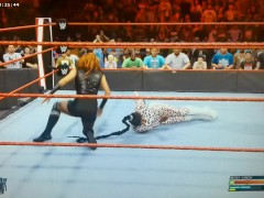 Becky Lynch Interferes On Wrestling Match With Alexa Bliss Vs Bianca Belair WWE 2K 2022