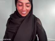 Preview 3 of Hijabi Aaliyah has her first drink and swallows
