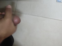 Big cock masturbation because she turned me on