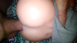 Маленькая кукла для траха настоящая секс-кукла, набитая членом