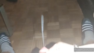 Helping Hand with Long Nails on the couch cum relief for Small Cock *The biggest Cumblast recorded*