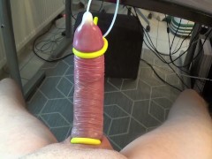 FEMDOM SOLO MALE VIBRATOR CUMSHOT