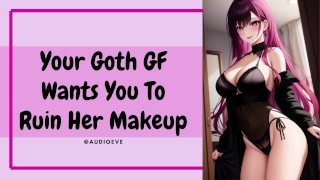 당신의 Goth Gf는 당신이 그녀의 메이크업 전환 여자친구 ASMR 롤플레이를 망치길 원합니다