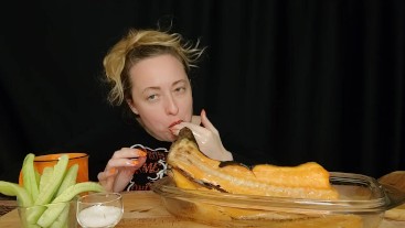 СОБЛАЗНЮ И РАССЛАБЛЮ: хребет сёмги | asmr | mukbang | 먹방