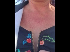 Freeway titty show! - Screenshot 10 of 16 - Tits Exposed Public