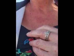 Freeway titty show! - Screenshot 9 of 16 - Public Exhibitionist