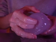 【ASMR】溢れ出る汁を押し戻しながらくちゅくちゅ🧡 - Screenshot 5 of 16 - くちゅ