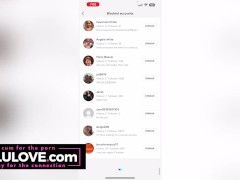 Babe having fun on TikTok, explaining about catfish & romance scams, big tits JOI & more - Lelu Love