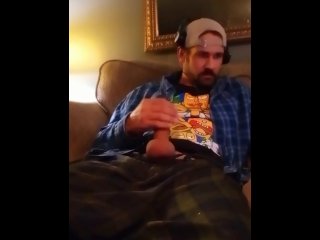 Stepson Sneaking Jerking Off Big Cock