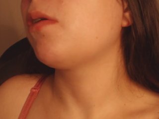 mouth fetish, solo female, old young, kink