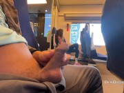 Preview 2 of A stranger girl jerked off and sucked me in the train in public