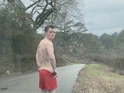 Preview 4 of Back Road Jerk Off and Cum