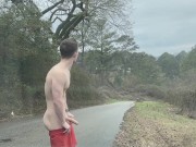 Preview 6 of Back Road Jerk Off and Cum
