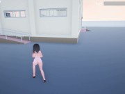 Preview 2 of Naked Risk 3D [Hentai game PornPlay ] Exhibition simulation in public building