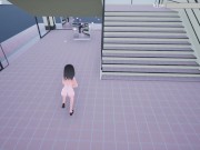 Preview 5 of Naked Risk 3D [Hentai game PornPlay ] Exhibition simulation in public building