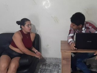 My secretary comes to look for a raise and to convince me she gives me a fuck.