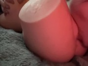 Preview 3 of Trying out my boyfriends sex doll AGAIN! (full 9 min video on onlyfans and manyvids)
