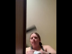 Giantess puts her socks on and then stomps you - Screenshot 11 of 16 - Giantess