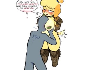 【ACNH Lewd Comic Dub】"Demons Aren't The Only Ones Isabelle is Up Against in DOOM~"【Art: tiddybaa】