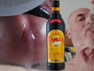 Kahlua & Cum Cocktail Om Muziek Te Sugar Sugar Anale Prostaat Toy Cock-n-Ball-Lock TENS Electro-Stim