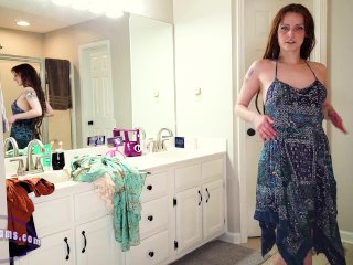 I Try on Clothes for You... Dresses,Outfits & Panties, Pov & Closeup_Angles - Braislee Adams