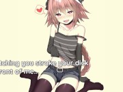 Preview 1 of [Hentai JOI Teaser] Masturbating with Astolfo, Your Personal Femboy! JOI [Edging] [Countdown] [Blowj