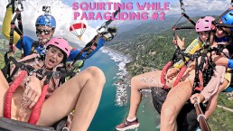 SQUIRTING while PARAGLIDING in Costa Rica 🪂