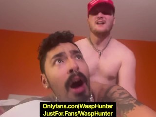 MAGA Stepbro Breeds Inked Latino sub at Pentagon Hotel in DC