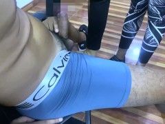 Fitness girl likes dance on his dick