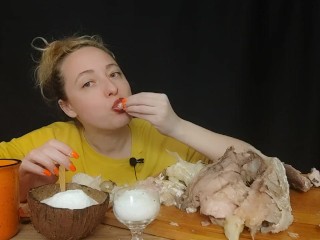 СОБЛАЗНЮ И РАССЛАБЛЮ: голова сазана | Asmr | Mukbang | 먹방