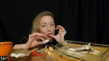 СОБЛАЗНЮ И РАССЛАБЛЮ: дорадо | asmr | mukbang | 먹방