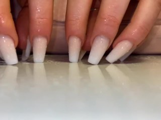 Long Nails Drippy Scratching and Tapping | MyNastyFantasy