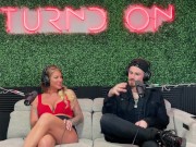 Preview 5 of Curvy Milf Big Tits Miss L Dames Step Mom Fucks A Fan On Podcast