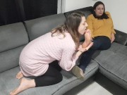 Preview 3 of my stepsister asks me permission to lick my feet - latinafeet386
