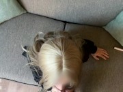 Preview 1 of Hot BLONDE Shaking from Multiple Orgasms - POV - SmallWaistLuna