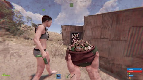 We used our voice to raid in rust