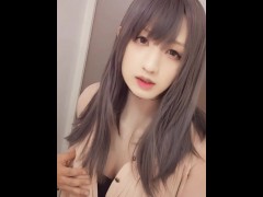 【個撮】男の娘がカメラにスリスリしたり、よだれ出したり、オナニーしたりする動画 - Screenshot 13 of 16 - 日本人