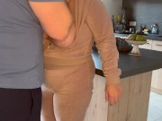 Preview 2 of He disturb me from cooking with his DICK in the KITCHEN